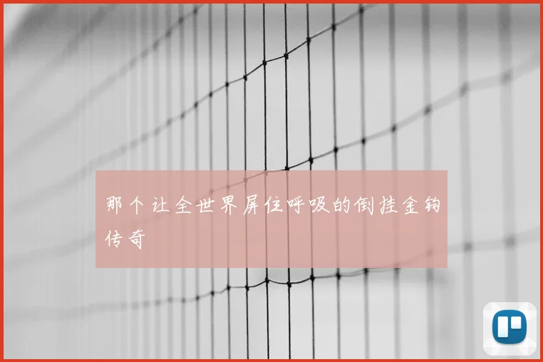 那个让全世界屏住呼吸的倒挂金钩传奇