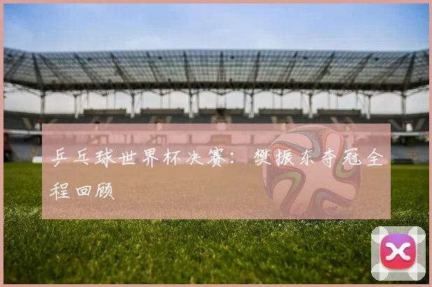 乒乓球世界杯决赛：樊振东夺冠全程回顾