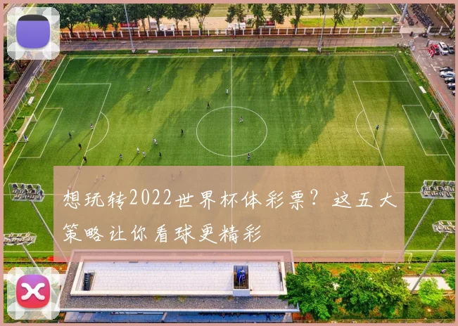 想玩转2022世界杯体彩票？这五大策略让你看球更精彩